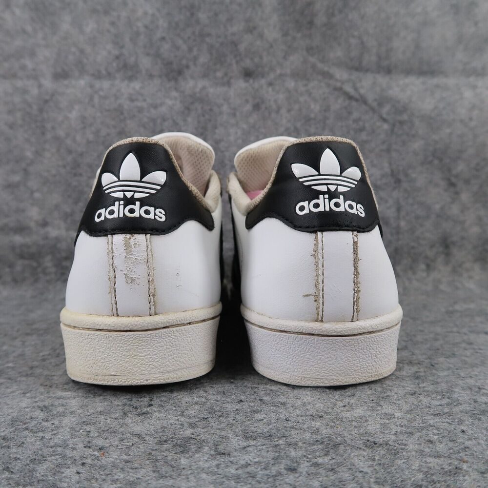 Adidas Shoes Kids 7 Sneakers Superstar Lifestyle Classic White Black Casual Low - Picture 6 of 14